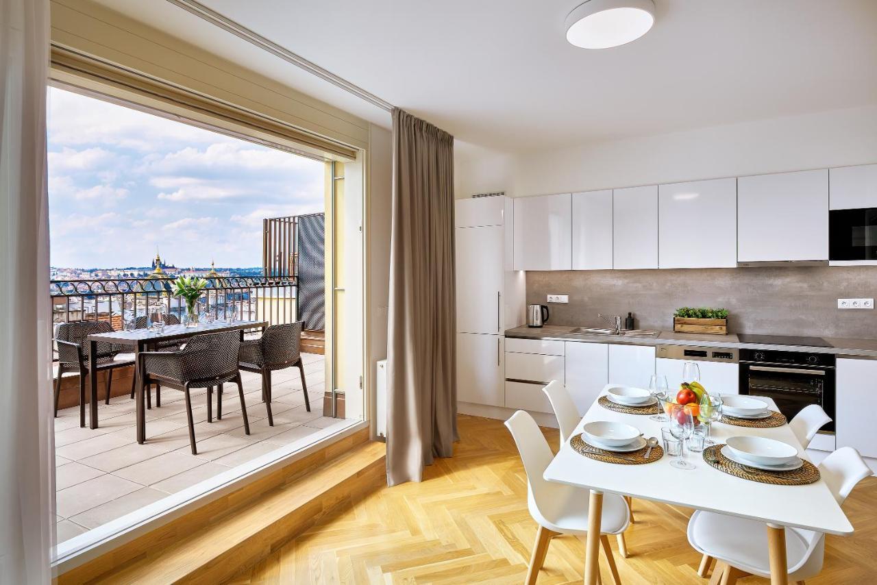 Downtown Suites Rubesova Praga Esterno foto